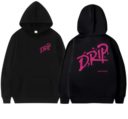 Discover Babymonster Drip Album Tour 2025 Hoodie 2D Men Women