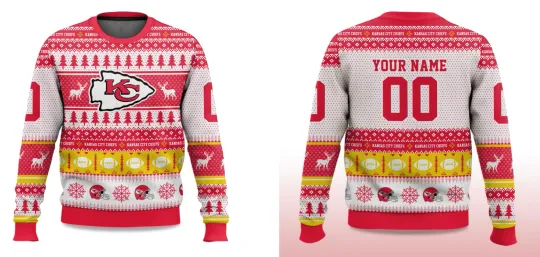 Discover Personalized 2025 Christmas Chiefs Ugly Sweater
