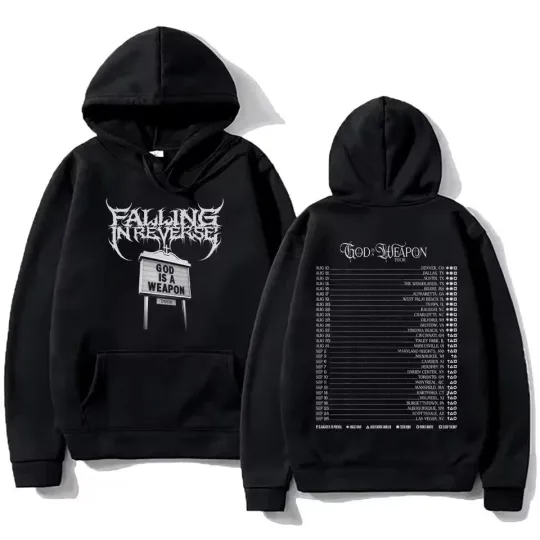 God Is A Weapon Tour 2025 Band Falling in Reverse Hoodie and SweatShirt