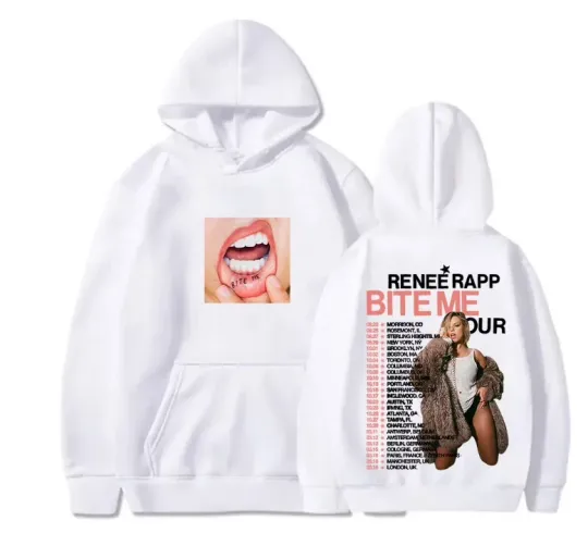 Discover Renee Rap Bite Me Tour 2025 Merch Hoodies