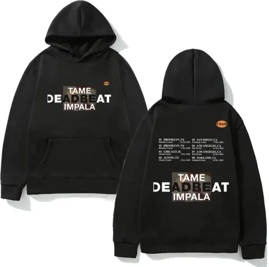 Discover Tame Impala - Deadbeat tour 2025 Hoodies Men Women Size S-5XL