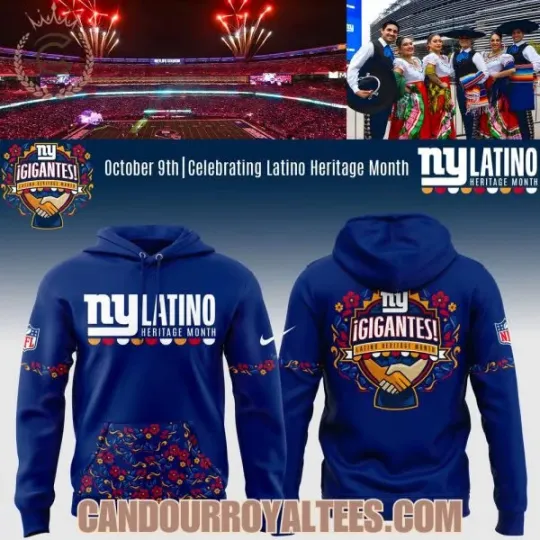 Discover Giants 2025 Latino Heritage Tshirt, Gift For Fans, Christmas Gift