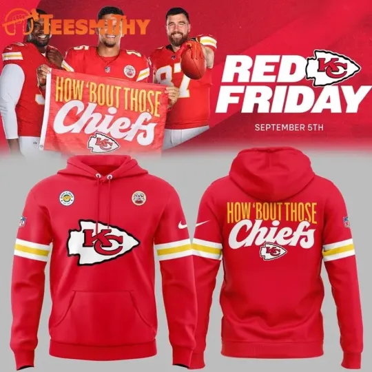 Discover Kansas City Team  Red Friday 2025 Hoodie Premium 3D, AOP