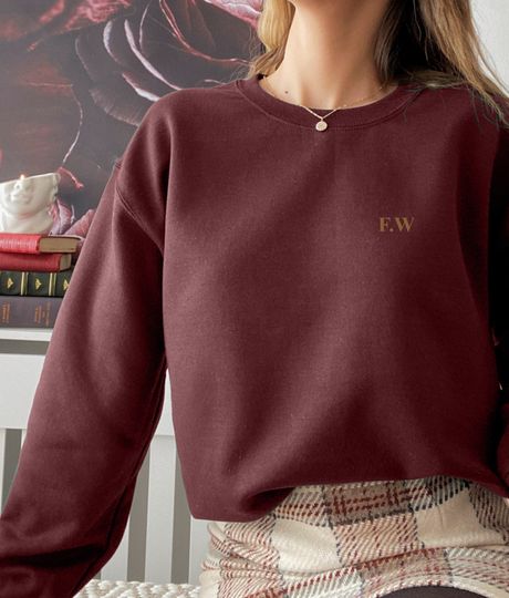 Discover Fred Weasley embroidery Unisex Sweatshirt hp aesthetic gift for her him Magic wizard marauders