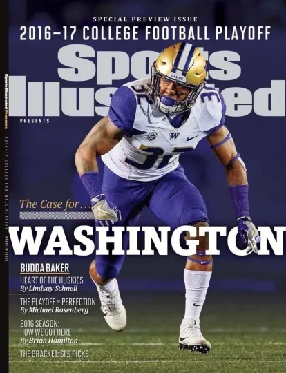 Washington Huskies NCAA College Football Poster