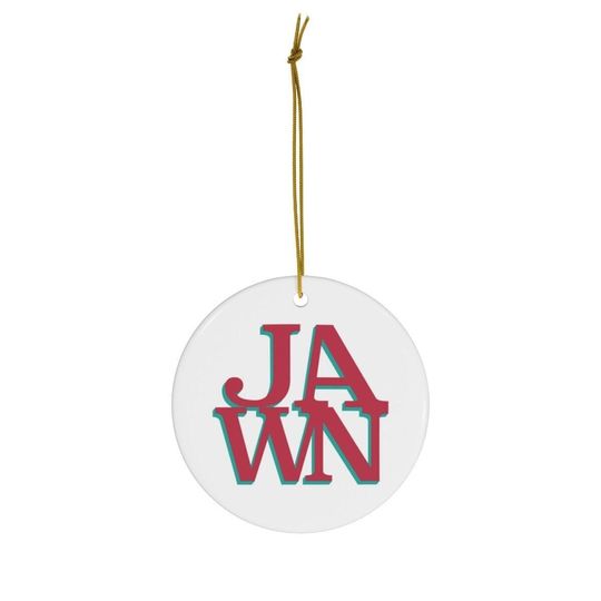 Discover JAWN Ceramic Ornament ~ Philly Philadelphia Love Park