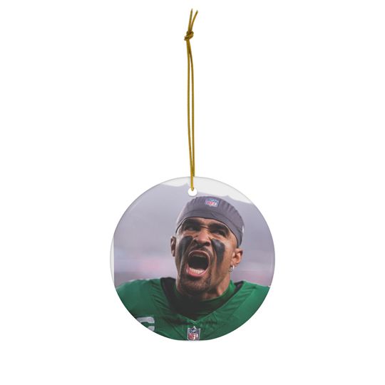 Discover Ceramic Ornament, Eagles, Jalen Hurts, Football Ornament Gift