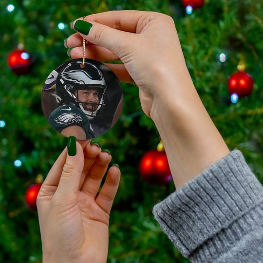 Discover Ceramic Ornament, Eagles, Jake Elliott, Football Ornament Gift