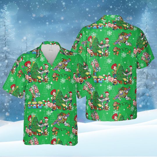 Discover Toy Story Christmas Hawaiian Shirt, Disney Halloween Hawaii Shirt, Summer Vacation Hawaii Shirt, Aloha Hawaiian Shirt