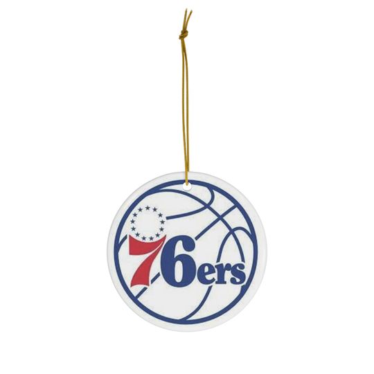 Discover Sixers Ceramic Ornament
