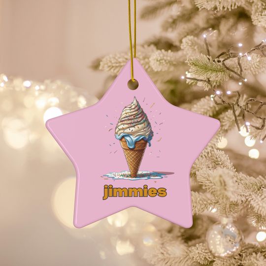 Discover Philly Jimmies Ornament, philadelphia ice cream sprinkles slang ceramic ornament for Christmas, philly gift, secret Santa, philly dilly
