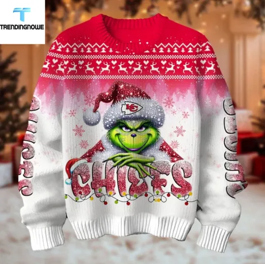 Discover Kansas City Chief The funny character 2025 Christmas Ugly Sweater