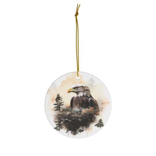 Discover Eagle Nest Ceramic Ornament