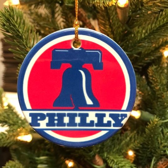 Philadelphia Phillies ceramic Christmas Ornament, 2022 World Series, Philly National League Champions -  Ready to ship