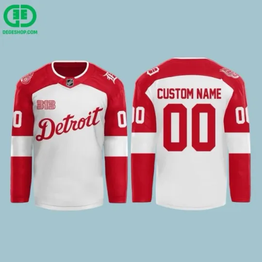 Discover New Custom Detroit Red Wing Tigers Night 2025 Hockey Jersey, Gift For Fans