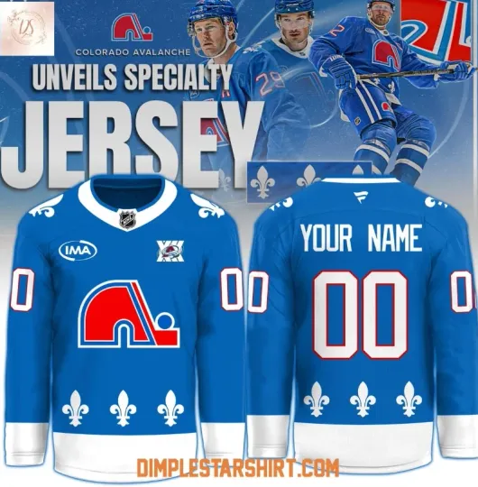 Discover Personalized Colorado 1Avalanche X Nordique Heritage Ice Hockey Jersey