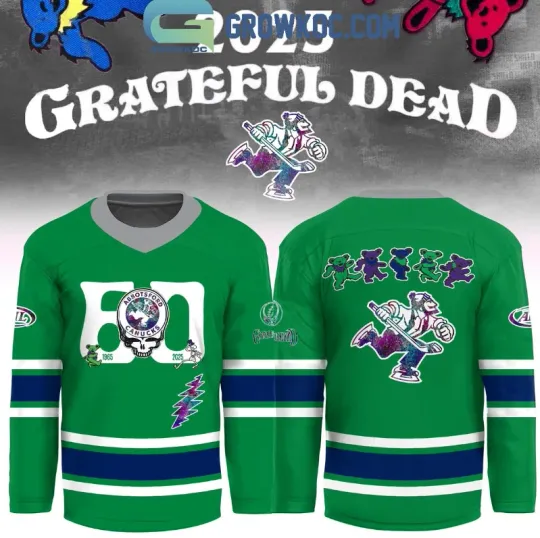 Discover Abbotsford Canuck X Grateful Dad 60 Years 2025 Hockey Jersey, Gift For Fans