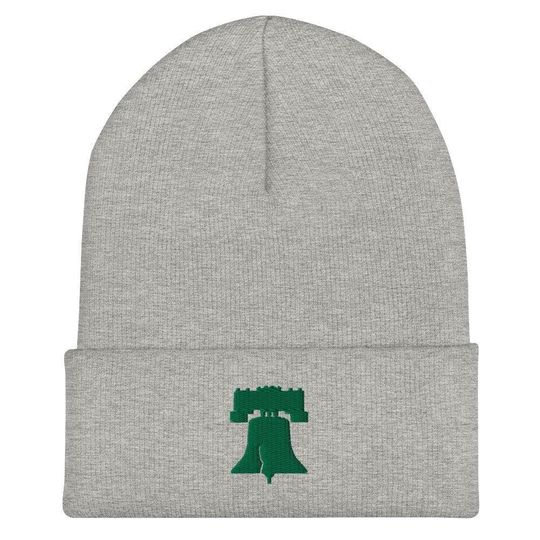 Discover Liberty Bell (Green) Cuffed Beanie