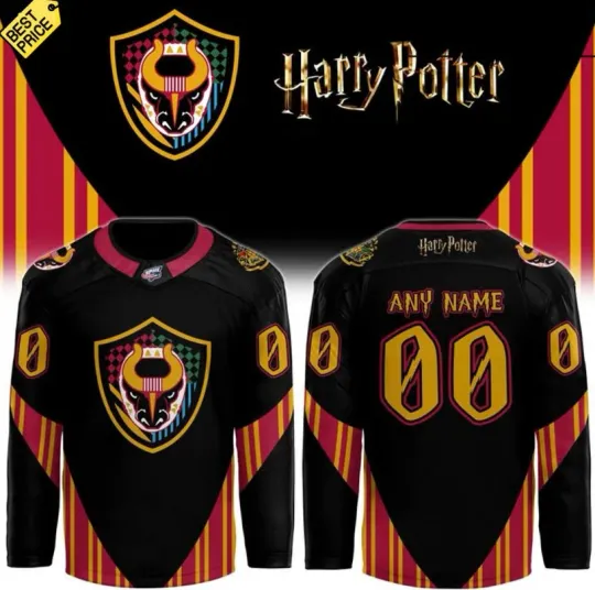 Personalized Birmingham Bull X Harry Potter Night 2025 Hockey Jersey