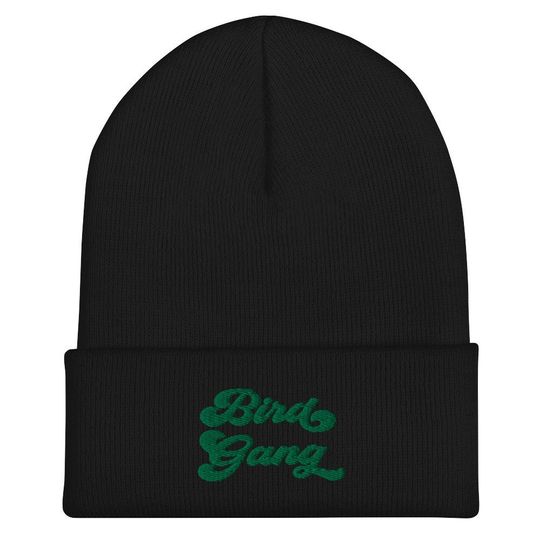 Bird Gang Cuffed Beanie - Embroidered