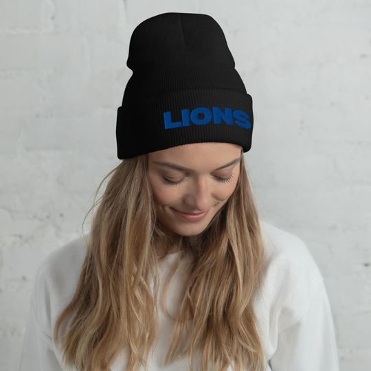 Discover Detroit Lions Cuffed Beanie