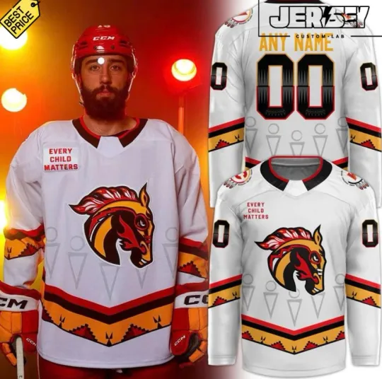 Discover Personalized Calgary Wrangler 2025 Indigenous Night Hockey Jersey