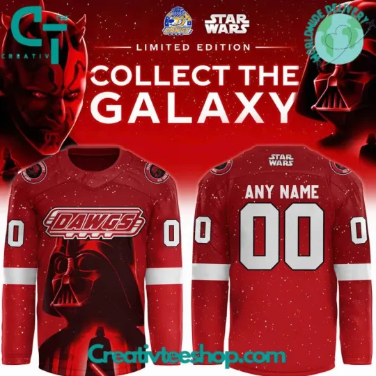 Discover Personalized Roanoke Rail Yard Dawg X Star Wars Hockey Jersey