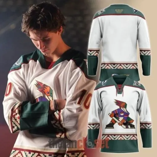 Discover Tucson Roadrunners Go All In On Kachina For 10th Anniversary Away Hockey Jersey