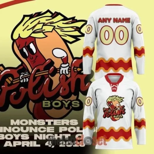 Discover Cleveland Monster Polish Boy New 2025 Hockey Jersey All Sizes