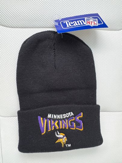 Discover Minnesota Vikings football Beanie  Classic Purple & Gold Knit Hat