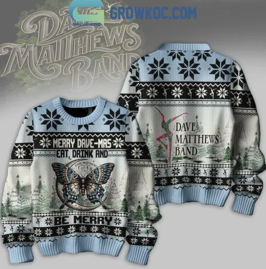 Discover Dave Matthews Band Merry Dave-Mas Christmas Ugly Sweater