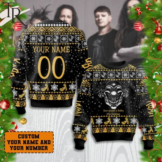 Discover Custom Name Have Yourself Korny Little Christmas Ugly Sweater