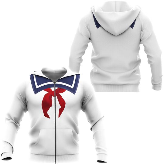 Ghostbusters Stay Puft Marshmallow Man Cosplay Custom 3D HOODIE
