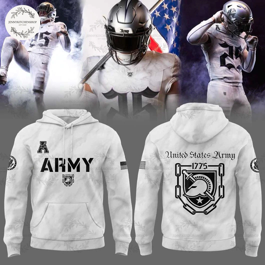 1Army Black Knights 250th Anniversary for Army-Navy Games 2025 Combo 3D Hoodie