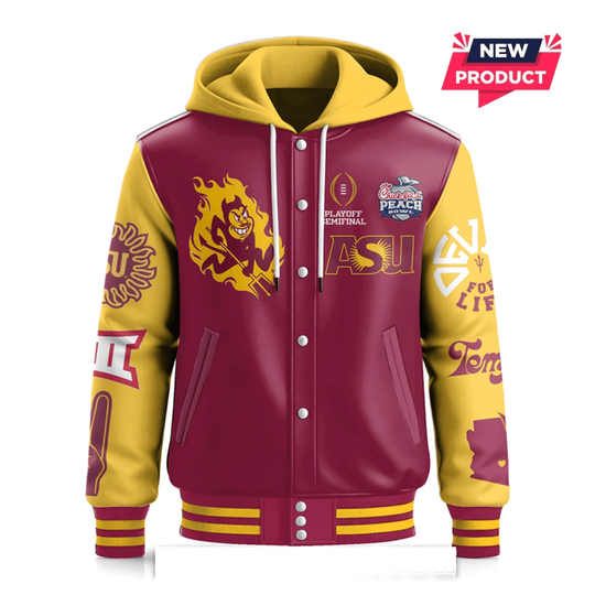 Discover Arizonna State Sun Devills Football Edition Hooded Jacket 2025