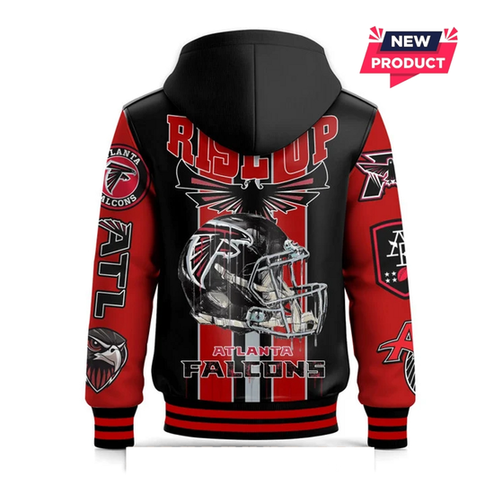Atlanta Falcons Edition Hooded Varsity Jacket 2025