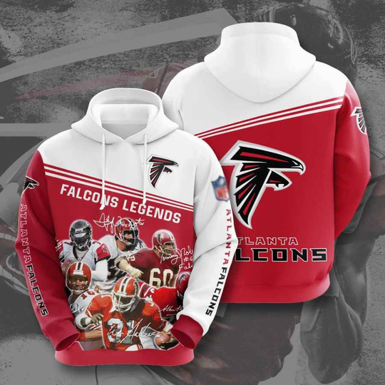 Atlanta Falcons 3D All-Over Print Hoodie
