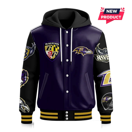 Baltimore Ravens Football Edition Hooded Jacket 2025