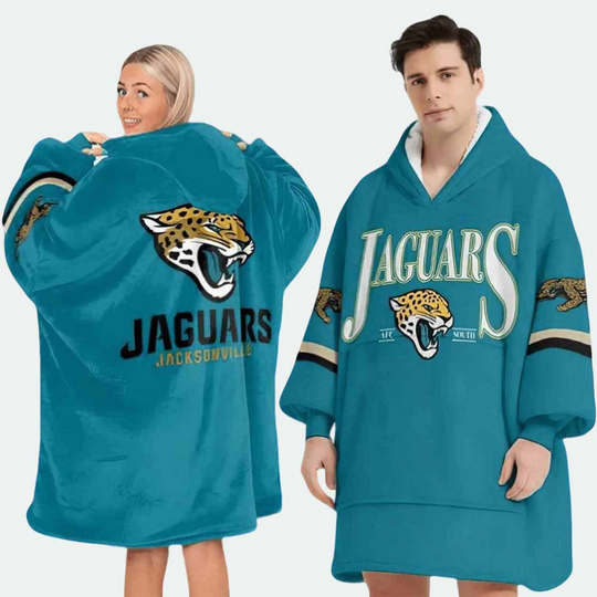 Discover Jaguars Football Unisex Blanket Hoodie