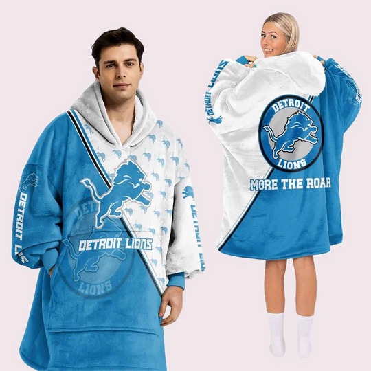 Discover Lions Football Blanket Hoodie Unisex