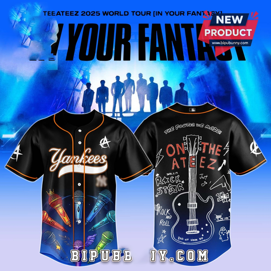 New York Mets x ATEEZ 2025 World Tour Baseball Jersey