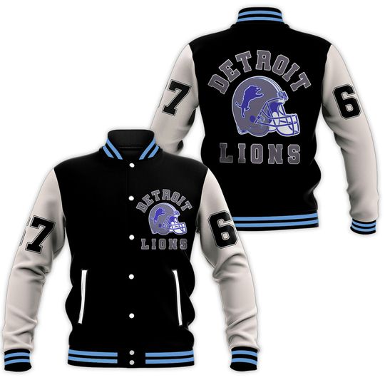 Men’s Beverly Hills Cop Axel Foley Varsity Murphy Cop Detroit Lion Jacket