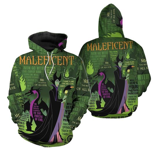 Maleficent Shirt, Maleficent Hoodie, Maleficent Zip Hoodie, Sleeping Beauty Shirt, Disney Villains Hoodie, Disneyland Villain Shirt