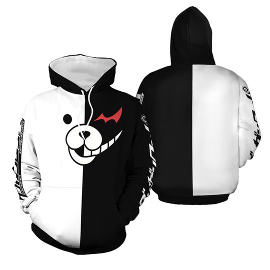Monokuma Danganronpa Hoodie And Jogger Set Anime Clothes