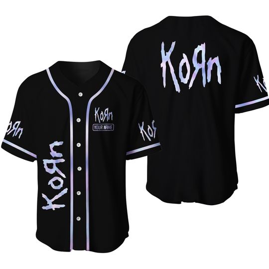 Personalized Korn Metal Rock Baseball Jersey