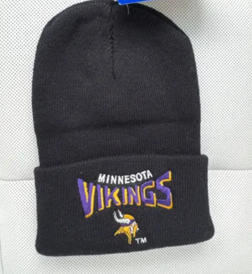 Minnesota Vikings football Beanie  Classic Purple & Gold Knit Hat
