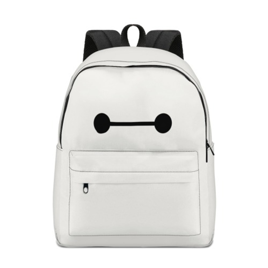 Baymax Knapsack Disney Big Hero Girl Boy Vintage Travel Gift Multi Compartment Bookbag