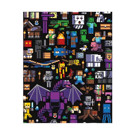 Minecraft Collage Jigsaw Puzzle