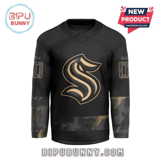 Discover Personalized Seattle Kraken Military Appreciation Hockey Shirt Fan Gear Gift