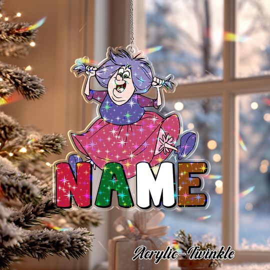 Discover Disney The Sword In The Stone Madam Mim Christmas Ornament, Disney Madam Mim Acrylic Ornament, Merry Christmas 2025 Ornament, TGOA723